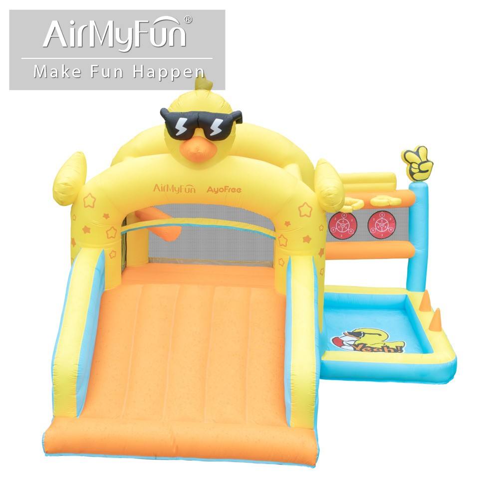 Flobo Little Duckling Bouncy House Castle for kids 340 x 337 x 225cm