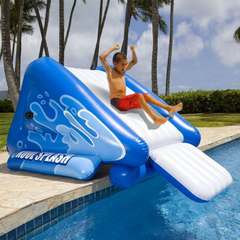 Intex Kool Splash Inflatable Water Slide Swimming Pool Play Center with Built in Sprayers for Kids and Adults, Ages 6 and Up