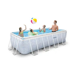 Chevron Prism Frameth Rectangular Pool Set 4.00x2.00x1.00mt. Ages 6+