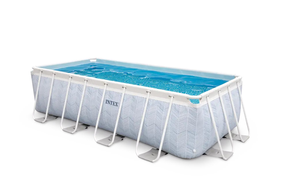 Chevron Prism Frameth Rectangular Pool Set 4.00x2.00x1.00mt. Ages 6+