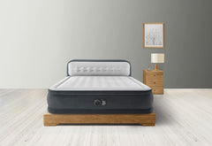 Intex Ultra Plush Dura Beam Deluxe Airbed with Built in Pump (Queen)