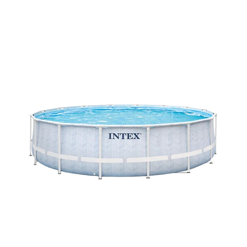 Chevron Prism Frame Premium Pool Set 488x122 cm