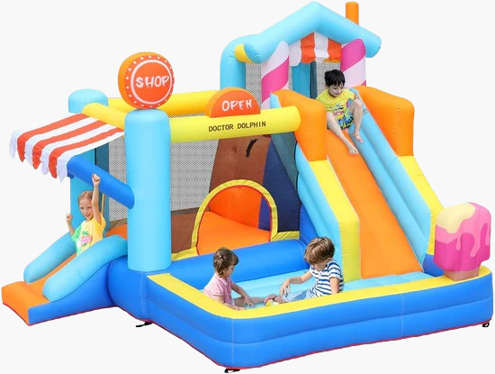Flobo Water Park Bouncy House Castle for kids 343x320x235cm