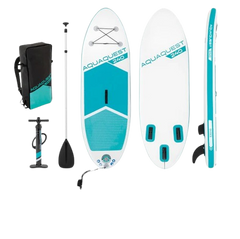 8' AquaQuest® 240 Inflatable Paddle Board Package