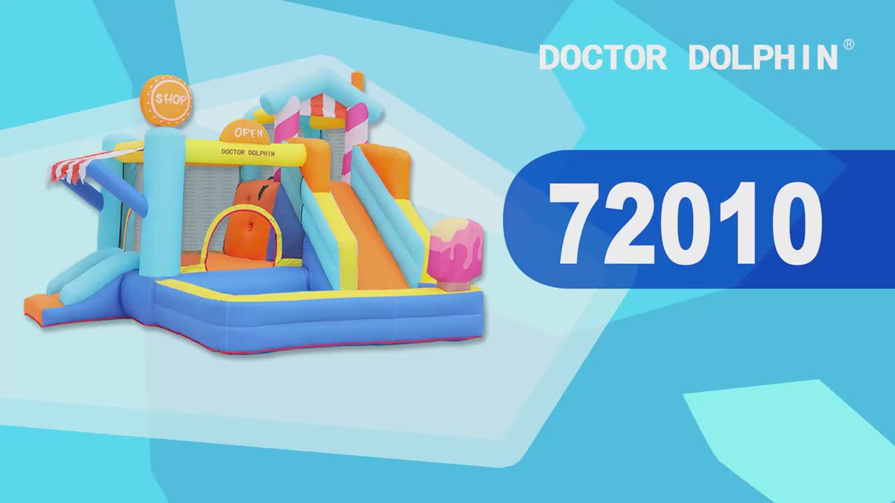 Flobo Water Park Bouncy House Castle for kids 343 x 320 x 235cm