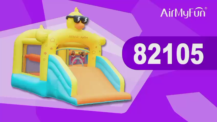 Flobo Little Duckling Bouncy House Castle for kids 340 x 337 x 225cm