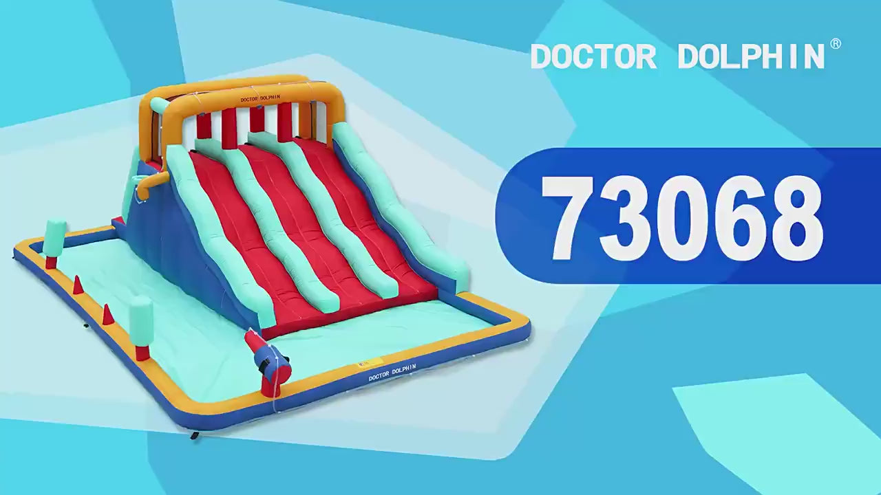 Flobo Water Slides Bouncy Castle For Kids 580 x 400 x 220cm